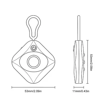 Trådlös antispiondetektor Infraröd kamerasökare Säkerhetsskydd Anti-tittande Dolda enheter Kamera Insektsdetektor för resor 10 best sales Security tool - №9
