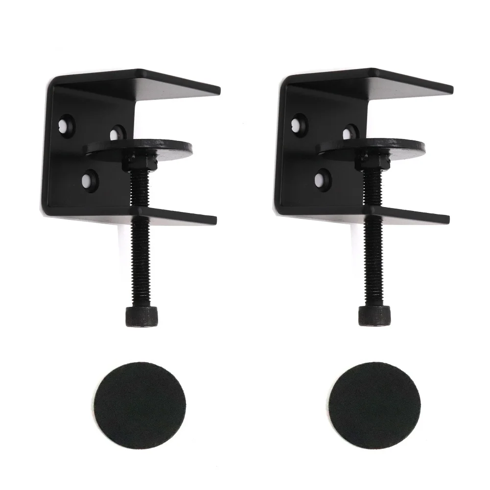 

Adjustable Iron Shelf Brackets for Kitchen and Office Shelves with Sturdy Steel Clamps and Easy Installation Features