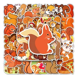 10/30/50PCS New DIY Squirrel Cartoon Personality Creative Computer Luggage Water Cup Car Decoration Waterproof Sticker Wholesale