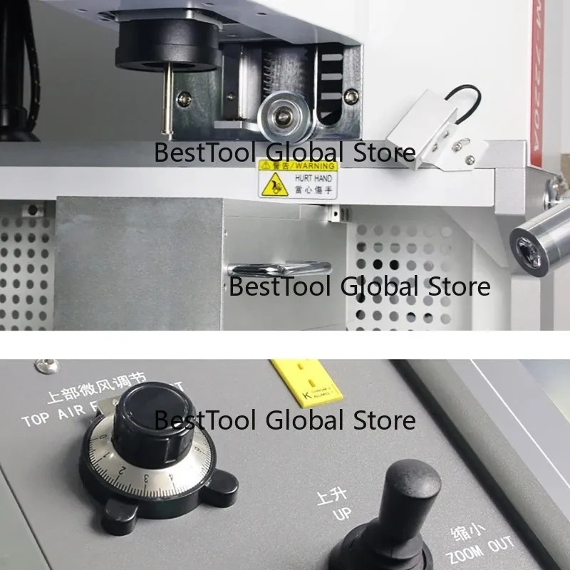 ZHU-AO Solder Station 5300W ZM-R7220A Bga Rework Soldering Machine Optical Alignment Hot Air SMD Reballing Welding Machine