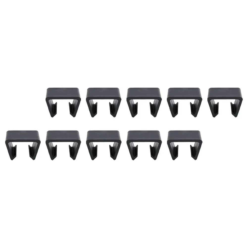 

10 Pcs Sofa Connection Clips Sectional Fasteners Wicker Alignment Clamps Plastic Outdoor Furniture Hardware Legs