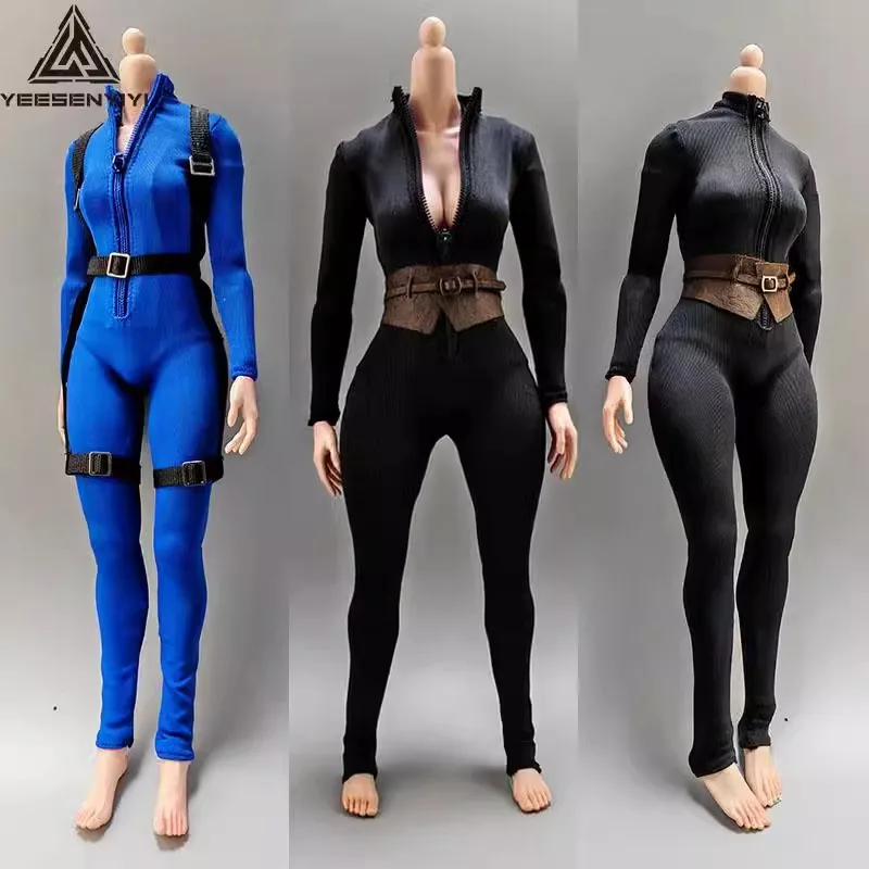 

1/6 female dolls clothes jumpsuit fit 12'' action figrue body model