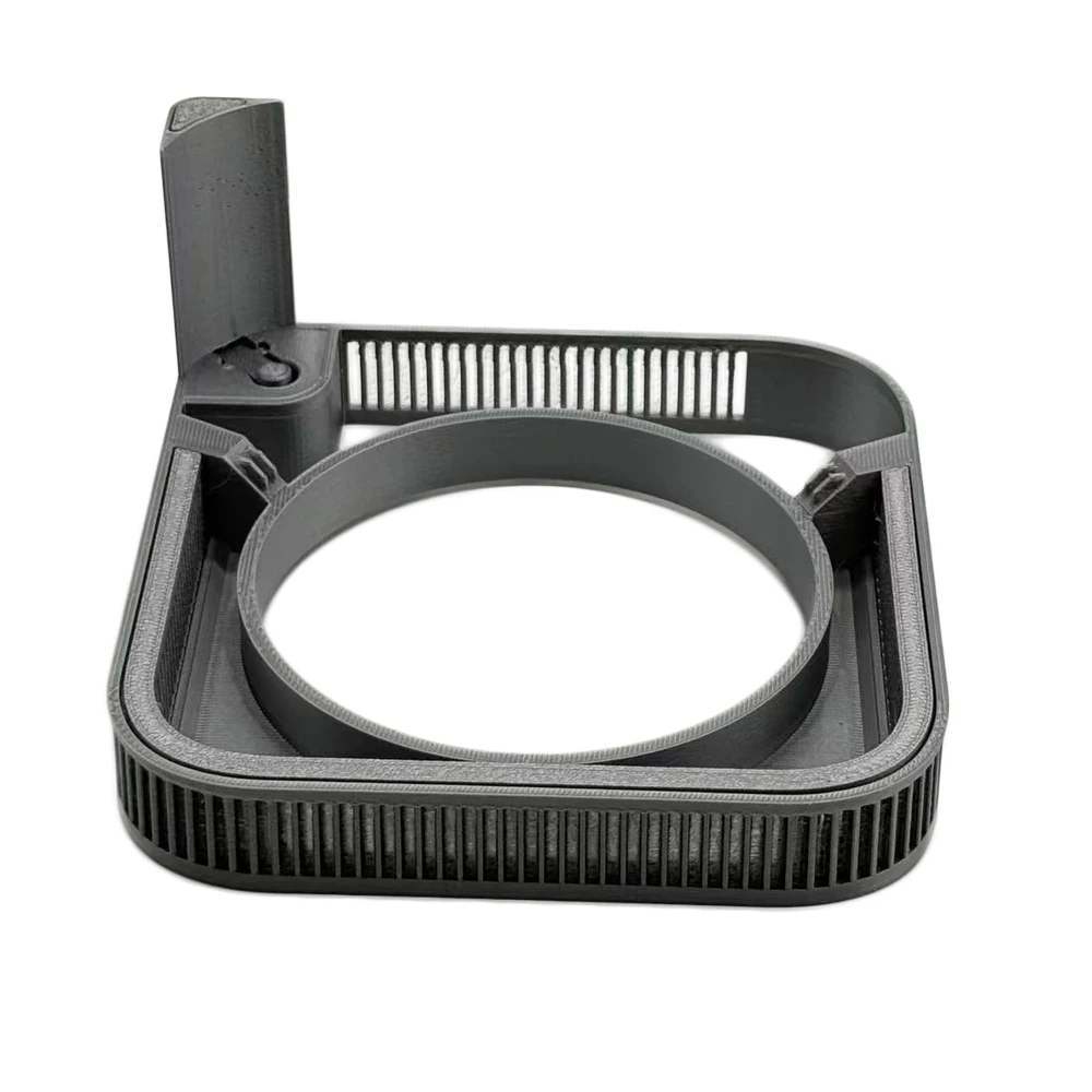 3D Printed Dustproof Base for Mac Mini M4 2024 Anti Slip Bracket Cooling Base DIY Accessories,Heat Dissipation Stand