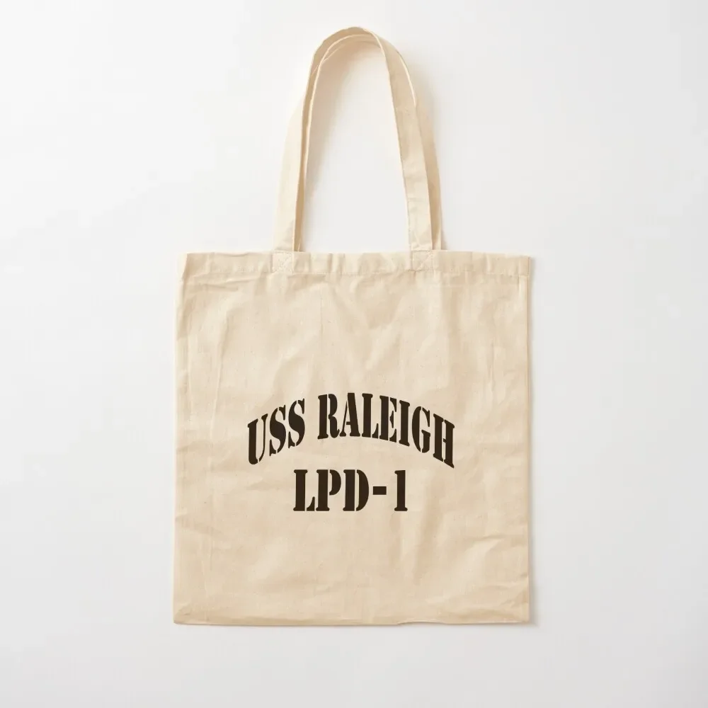 

USS RALEIGH (LPD-1) SHIP'S STORE Tote Bag large tote bag female bag