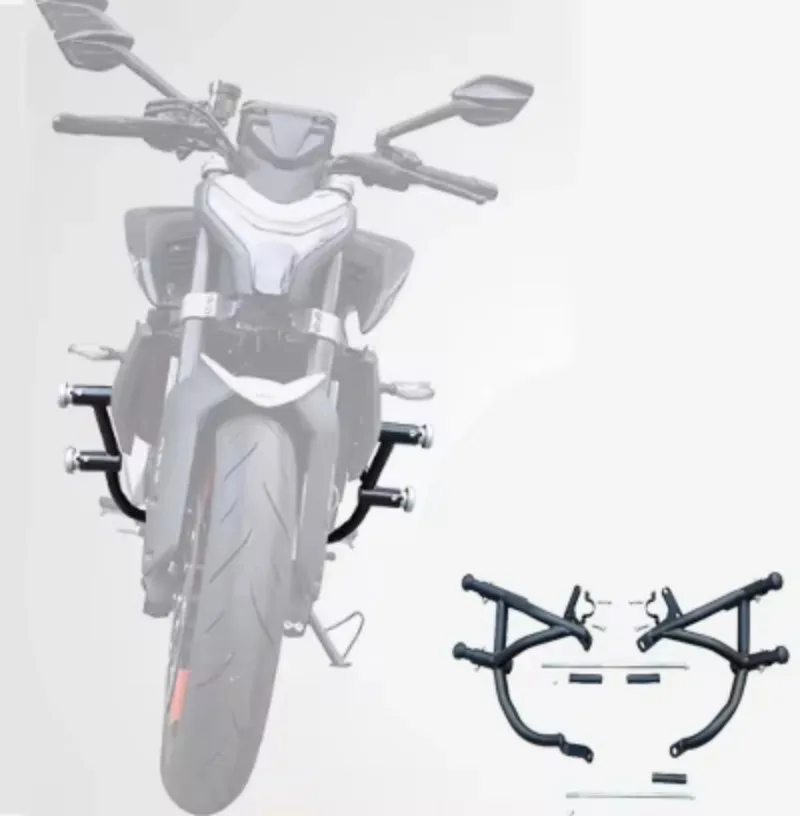 Suitable for CF 450SR Motorcycle Bumper Guard ,450NK Fall Competitive Crash bar Special Modification Accessory Spring Head