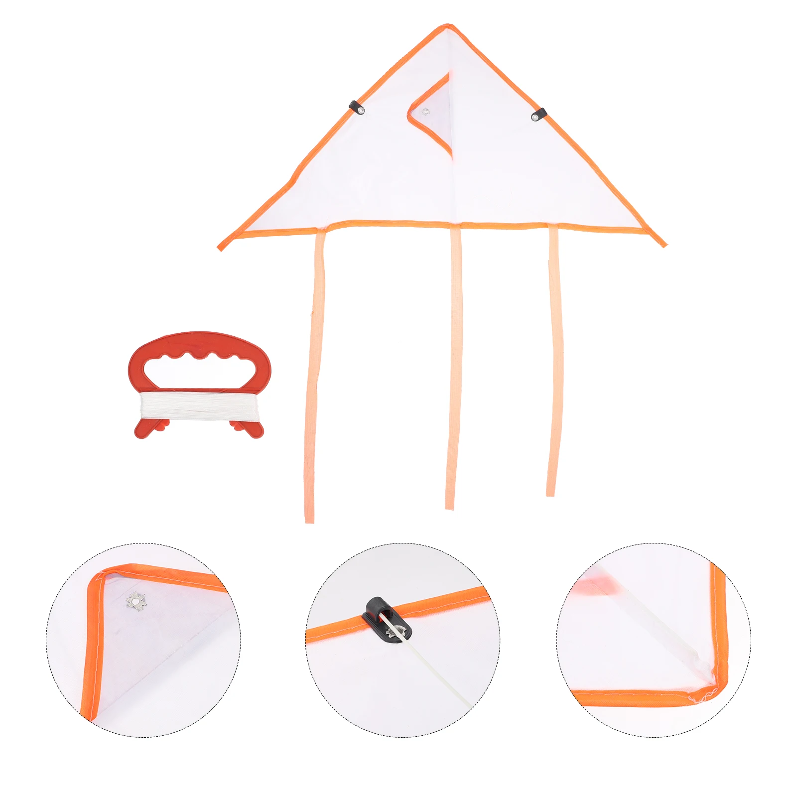 3Sets Kids DIY Painting Kites Blank Graffiti Kits Creative Drawing Educational Set Handcraft Outdoor Flying Fun