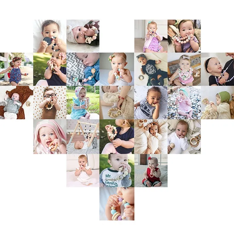 Wald Bausteine Holz Montessori Spielzeug Kreative 3D Puzzle Szene Platzierung Spiel Baby Balance Spielzeug Zimmer Dekoration Baby Geschenk – Detail 13