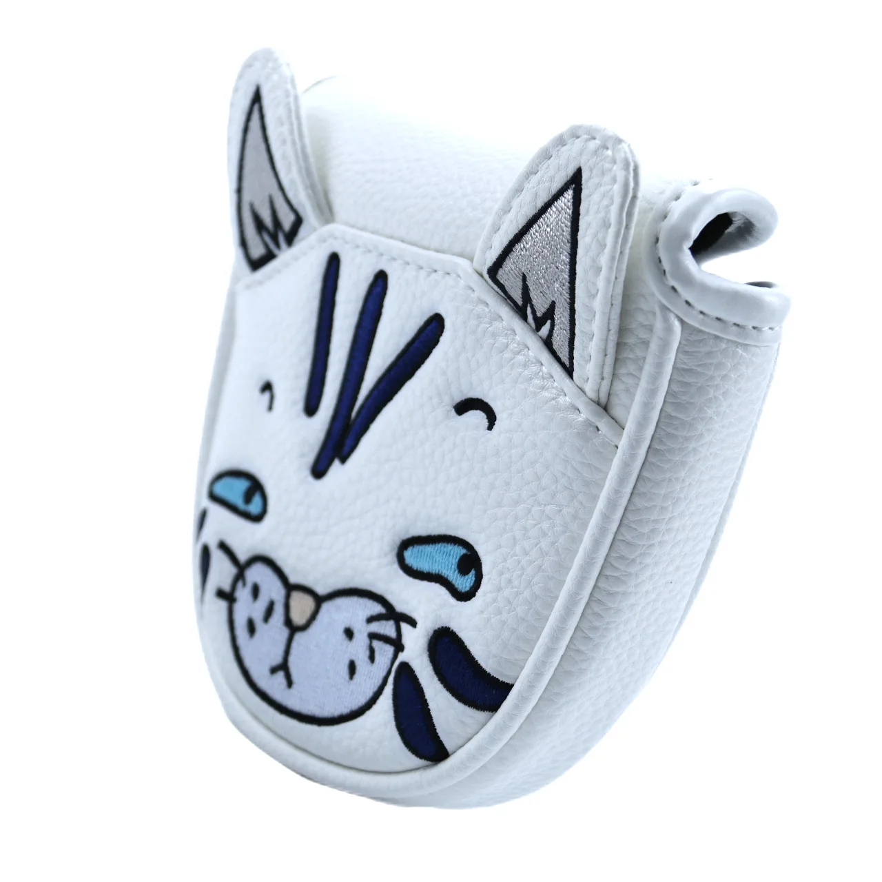 Golf Putter Head Cover Double Button Semi-circular Set Cat Golf Accessories Golf Club Cap Set TG020