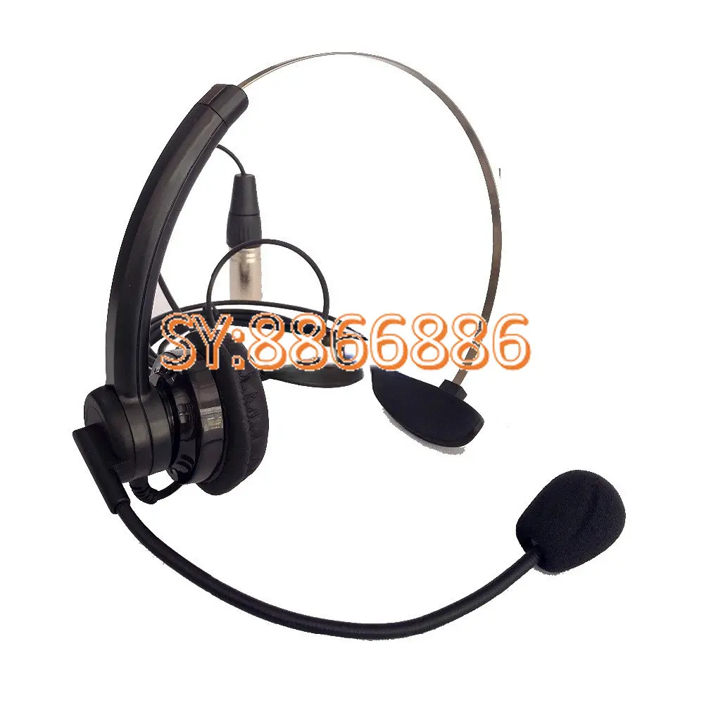 Headband Headconjunto com Microfone Headband Intercom Headset Conector Xlr Pinos 5pin Luz Telikou Ne11 Super Hd102 Hd101