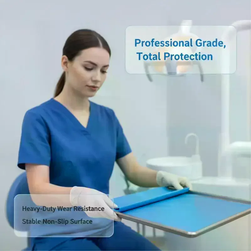Wear Resistant Non Slip Leather Dental Chair Pad 40x80cm Dentistry Table Waterproof Protective Cloth