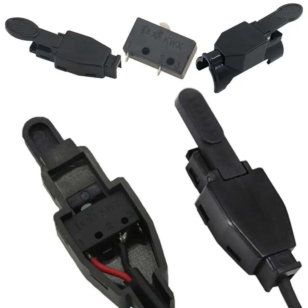 Universal Switch Trigger Micro Switch Metal Plastic Torch Switch Trigger Shell w/Micro Switch for TIG Argon Arc Welding