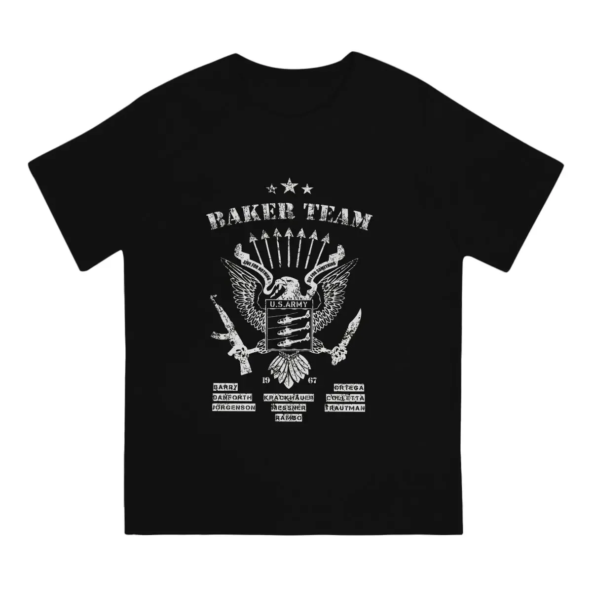 Rambo - Baker Team Hip Hop TShirt First Blood Rambo Casual T Shirt Summer Stuff For Men Women