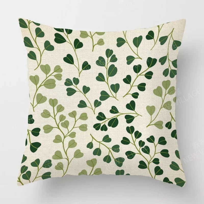 

Modern Pillow Cases Clear Boho Plant Printed Heavy Metal Music Guitar Soft Pillow Case for Sofa Pillowcase Home Bed Decor