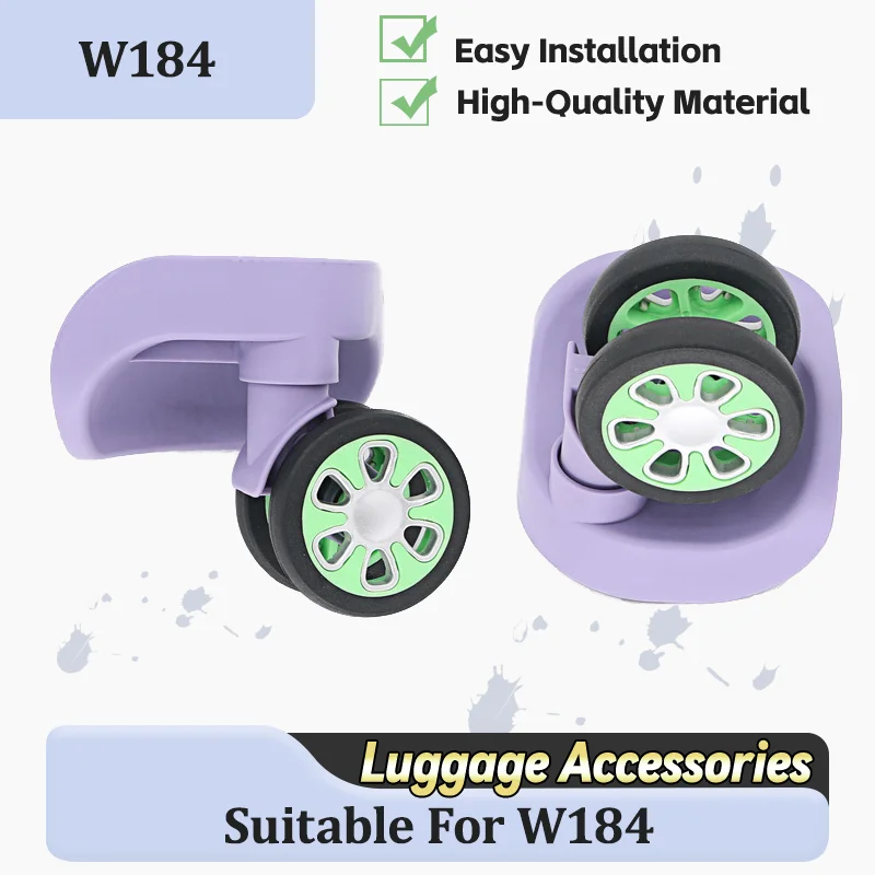 

For W184 Universal Luggage Compartment Wheel Replacement Kit Heavy-Duty Luggage Compartment Wheel Repair Parts 360° Swivel Wheel