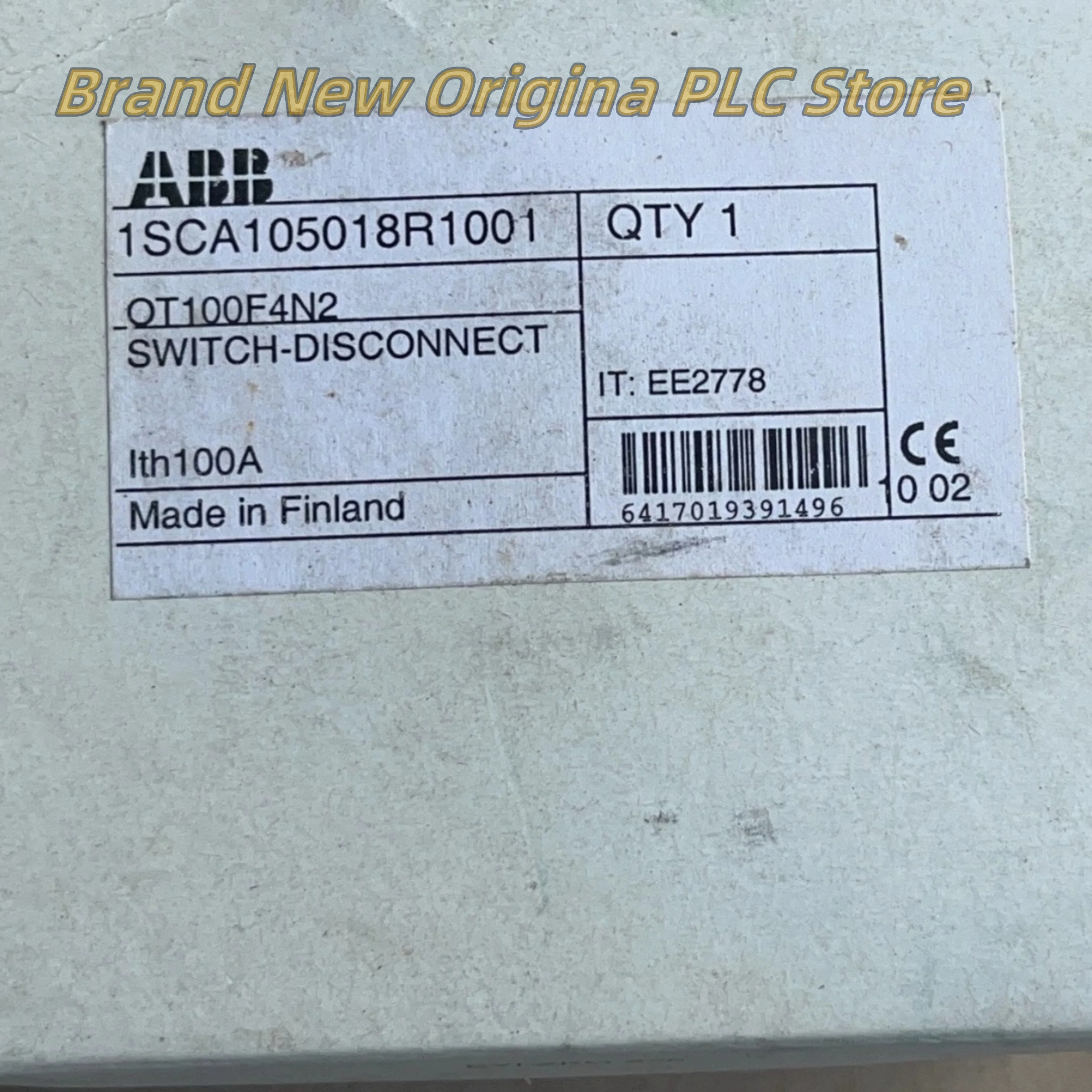 

Совершенно новый OT100FT3 1SCA105023R1001 OT100FT4N2 1SCA105031R1001 Изолирующий переключатель новый