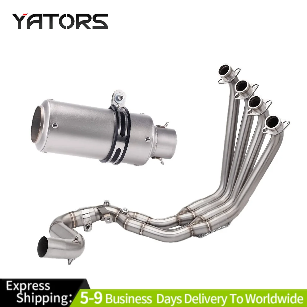 For Honda CBR650 CBR650F CB650F CB650R 2014-2025 Header Exhaust Link Pipe Escape Exhaust Systems Exhausts Pipes