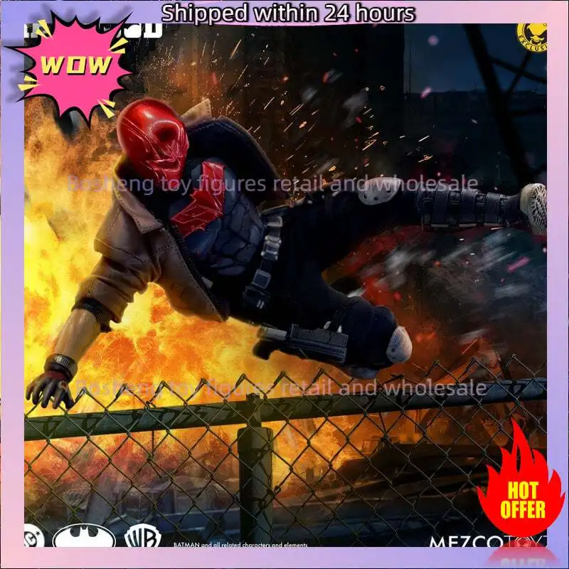 

Original Mezco Toyz Red Hood 1:12 Limited Edition NYCC 2025 Jason Todd Batman In Stock Anime Action Collection Figures Model Toy