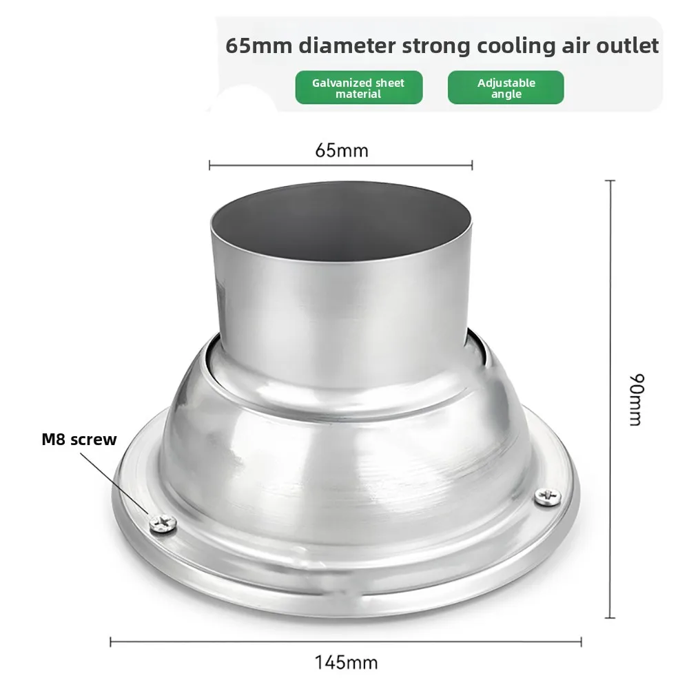 304 Stainless Steel Channel Air Nozzle Strong Wind Jet Nozzle For Air Shower Room Cleanroom Air Shower