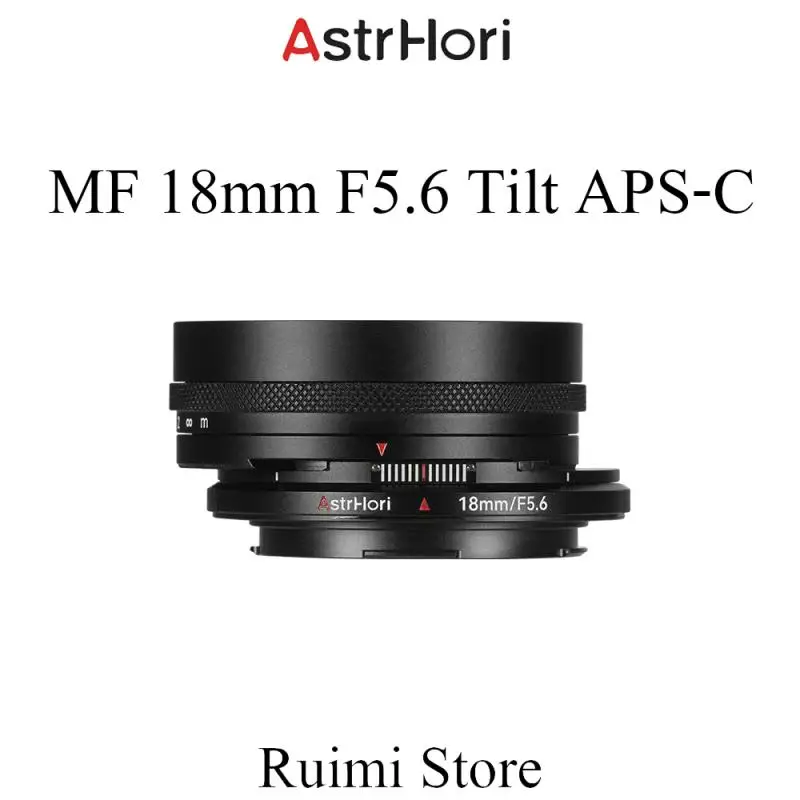 Obiektyw AstrHori 18mm f5.6 Tilt Shift APS-C z ręcznym ustawianiem ostrości do aparatów bezlusterkowych Sony E / Z / FX / L — zdjęcie produktu 7
