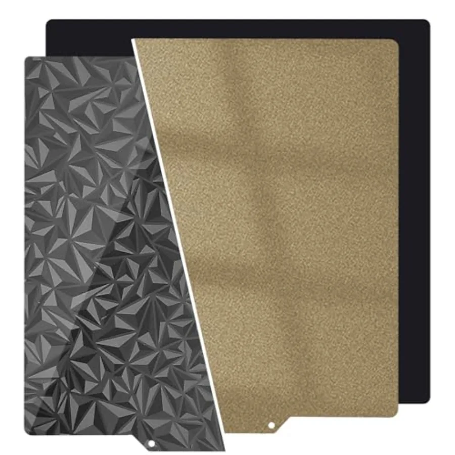 

Модернизированная печатная панель Ender 5 Plus: двусторонняя гибкая стальная пластина PEI/PEO с покрытием Smooth/Textured и магнитной основой для подогреваемой платформы