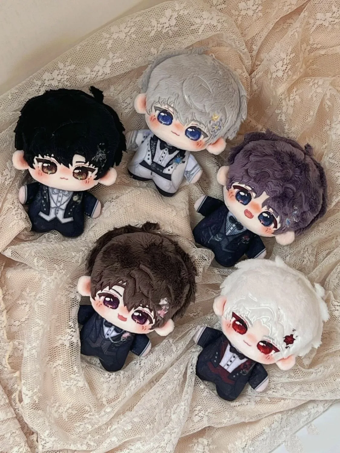 10cm Love and Deepspace Sylus Caleb Xavier Rafayel  Zayne Stuffed Plushie Doll Clothes Bag Keychain Anime Game Toy Kids Gift