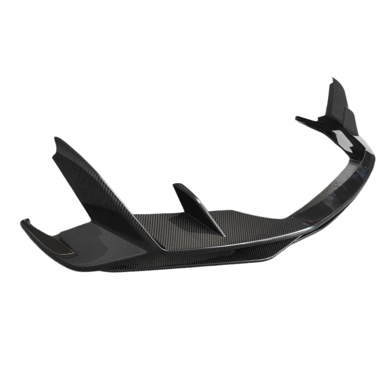 Used for the new Audi R8 V10 Coupe genuine carbon fiber CAP style front bumper lip front lip body kit