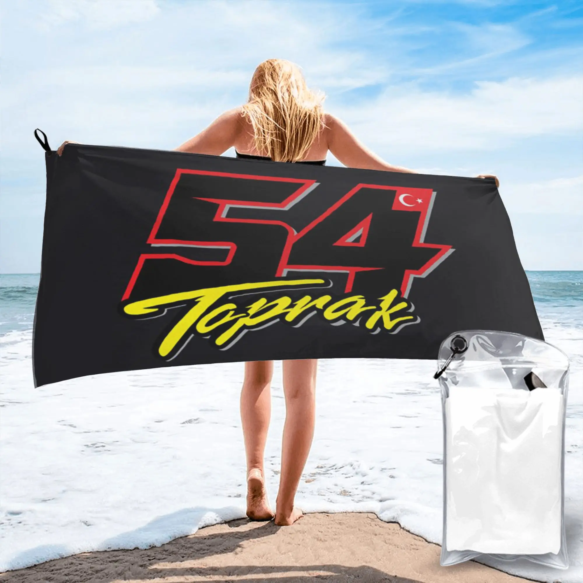 

Пляжное полотенце Toprak Razgatlioglu 54 из мягкой микрофибры, быстросохнущее, впитывающее, для плавания