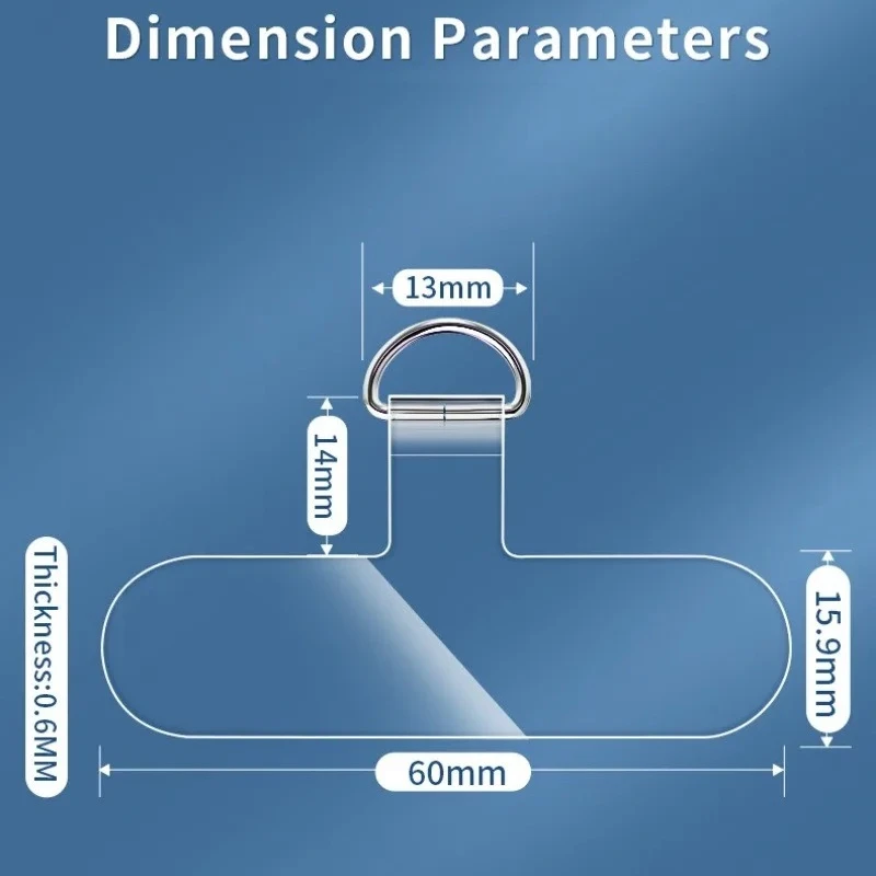 For Phone Lanyard Accessory: Universal Anti-Lost Card Gasket - Eco TPU4.0 Yellowing Resistance Durable Outdoor Design