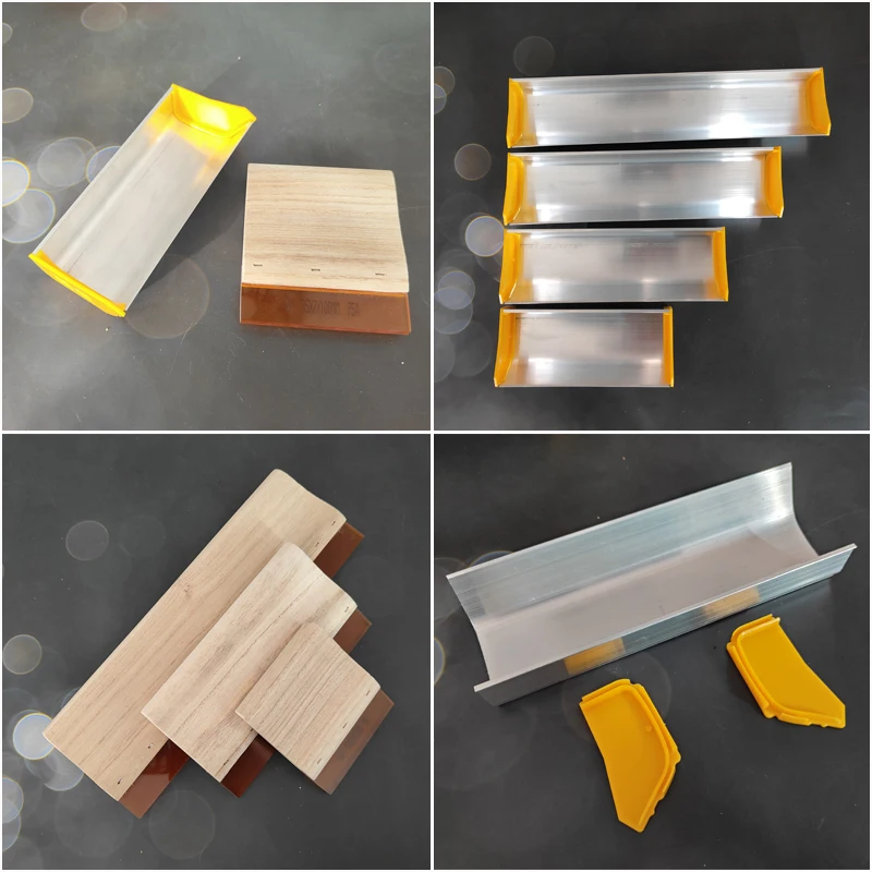 1 unidad, precio bajo, descuento, escurridor de serigrafía, raspador de tinta, recubridor de cuchara de emulsión de aluminio para herramientas de serigrafía