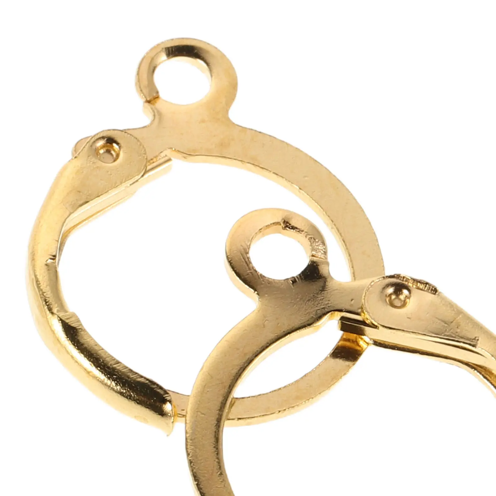 

100 шт. металлических застежек для серег D-образной формы, французские крючки-зажимы, гипоаллергенные, для изготовления ювелирных изделий своими руками