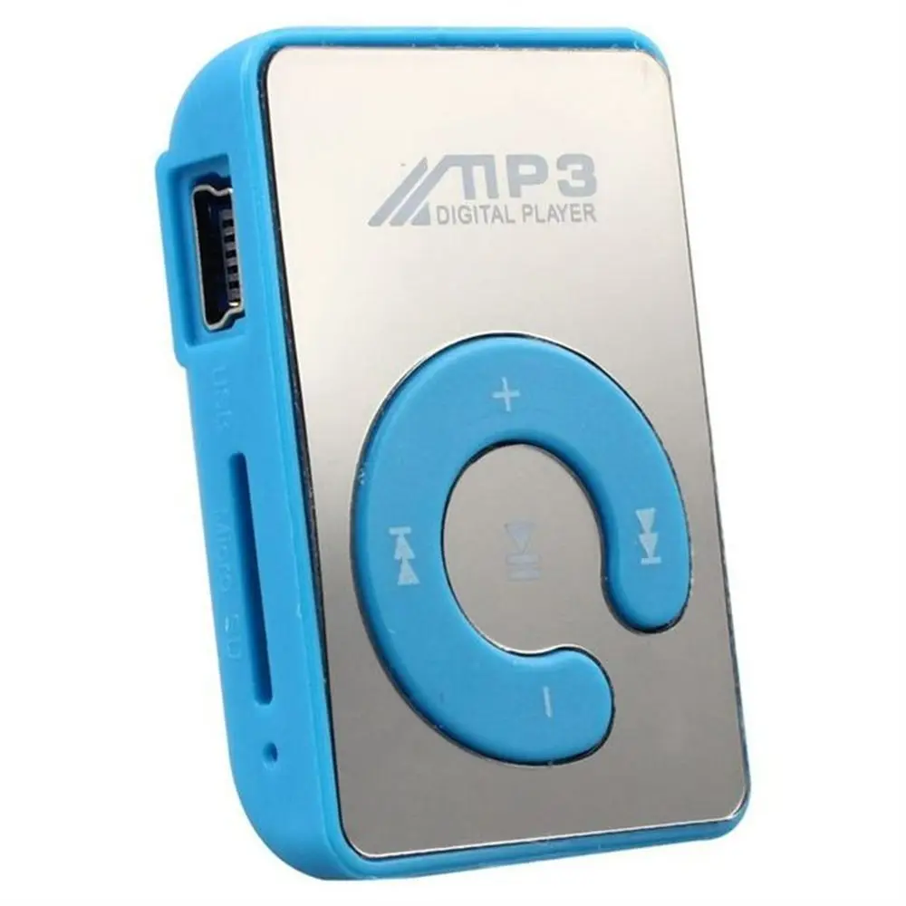 

Ultra Thin TF Card Media Player Sport Sports Running Mini Mirror Clip Music Player Clip MP3 U Disk MP3 Mp3 Music Player