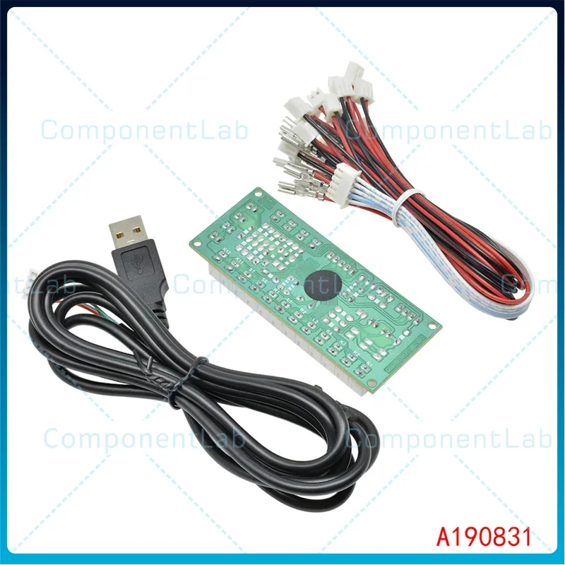 2PCS USB Arcade Joystick Circuit Board DIY Chip PC Control Card Fighting Machine Game Console