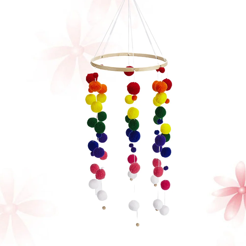 

Hairball Pendant Wall Hanging Decor For Living Room Bedroom Apartment Dorm Bohemian Nordic Ethnic Style Home Gift Minimalist Eco