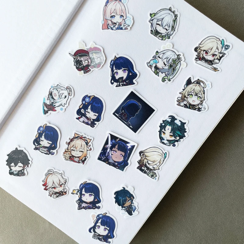 40pcs Genshin Impact Sticker KIRARA Raiden Shogun Yae Miko Xiao Kazuha Nahida— Perfect Funs of Game