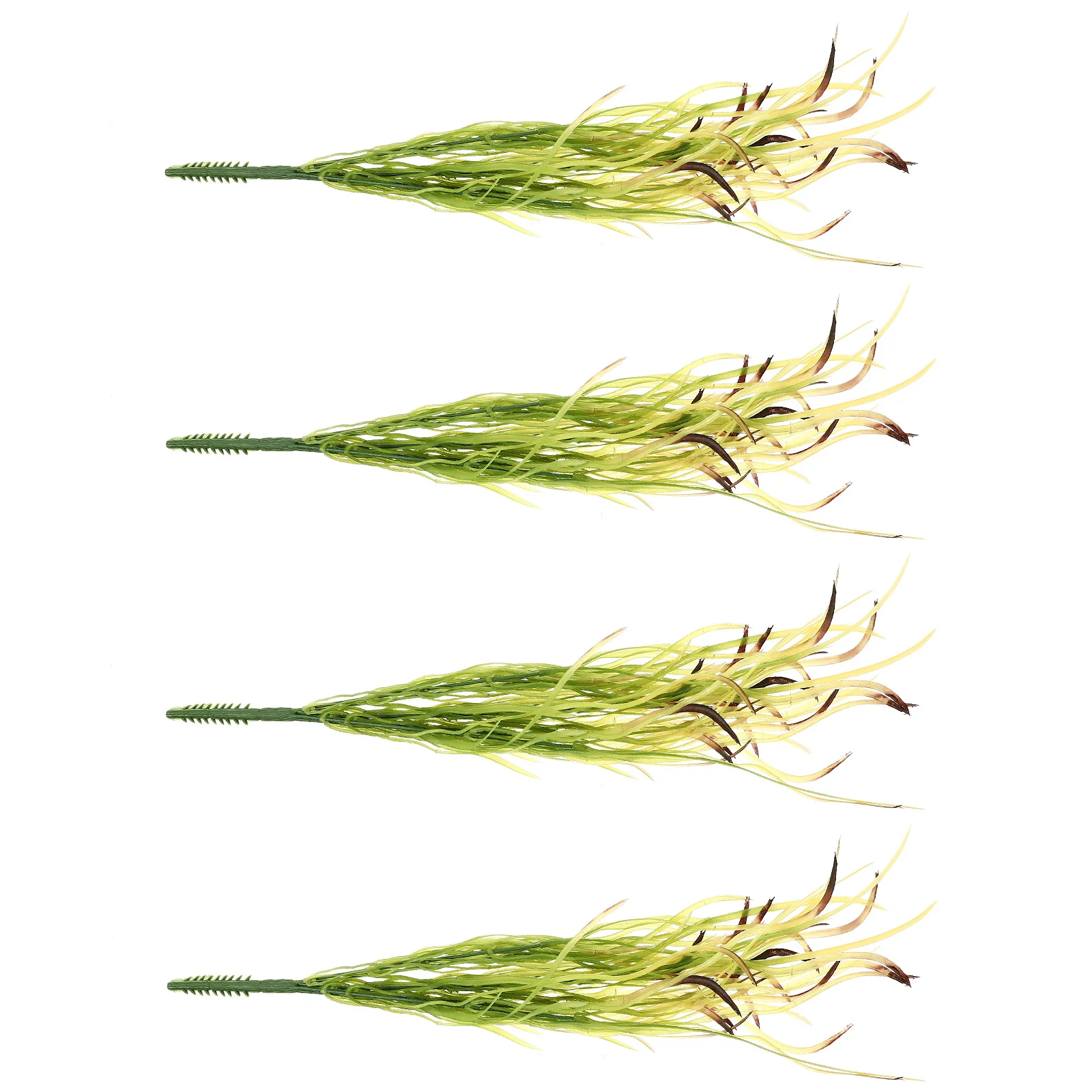 

4pcs Lifelike Artificial Dracaena Grass Simulation Plants For Home Decor Plastic Grass Ornament Indoor Outdoor Decoration, Diy
