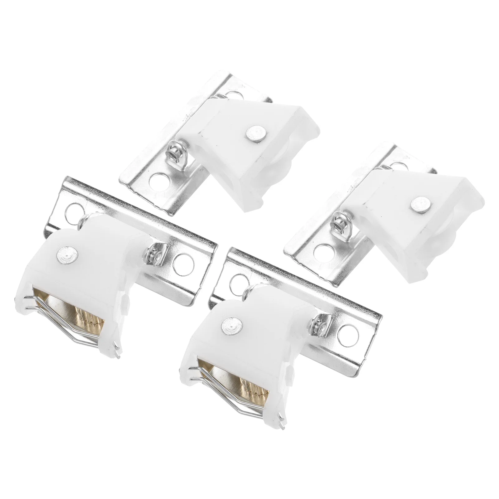 

2Sets Roman Shade Hardware Kit Cord Lock and Locking Pulleys for Smooth Operation DIY Window Blinds Replacement Parts Suitable