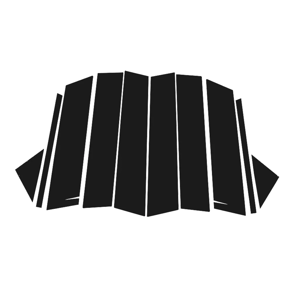 باب من ألياف الكربون وملصق عمود B C ، أسود لامع ، مناسب لنافذة مازدا CX5 KE-من من من من من من من من-من من من من من من من من من من من من من من من من من من من من من