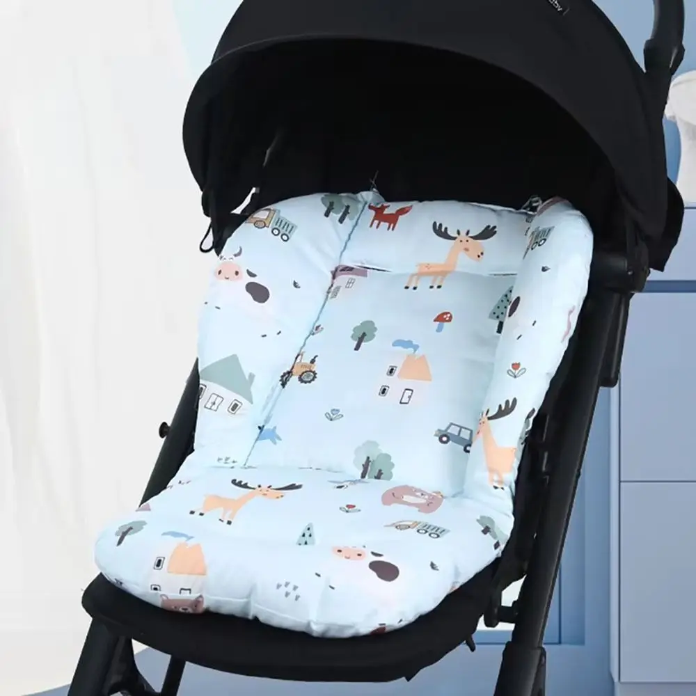 Universal Cartoon Pattern Stroller Almofada, Buggy Stroller Acessórios, Baby Stroller Assento Pad para Todas as Estações, 1Pc