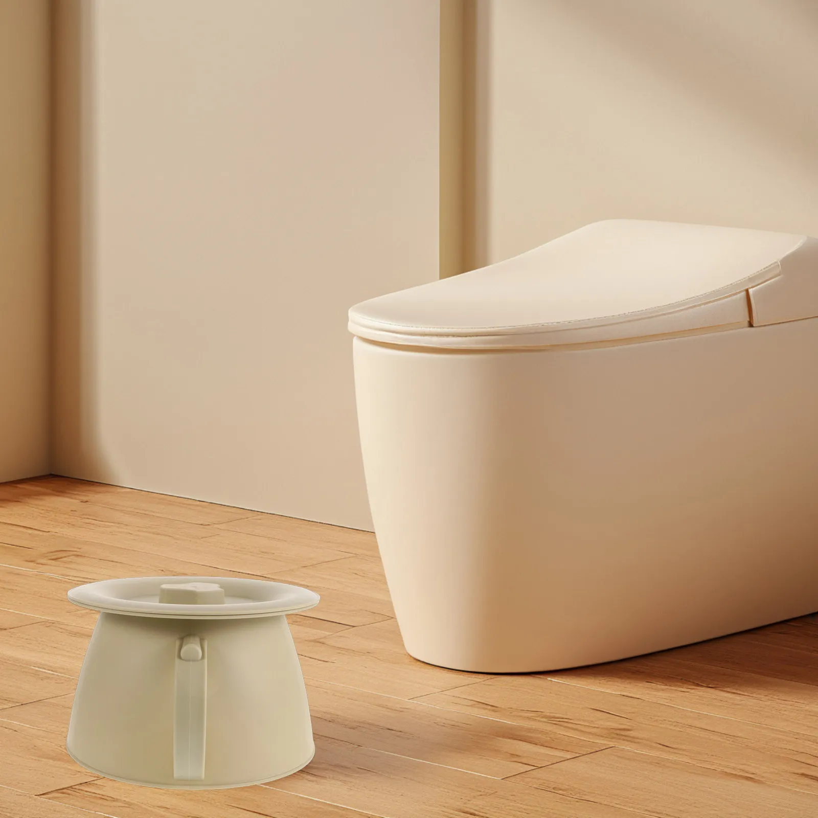 

Bedside Urinal with Cover Portable Spittoon Chamber Pot for Bedridden Elderly Kids Unisex Urine Pee