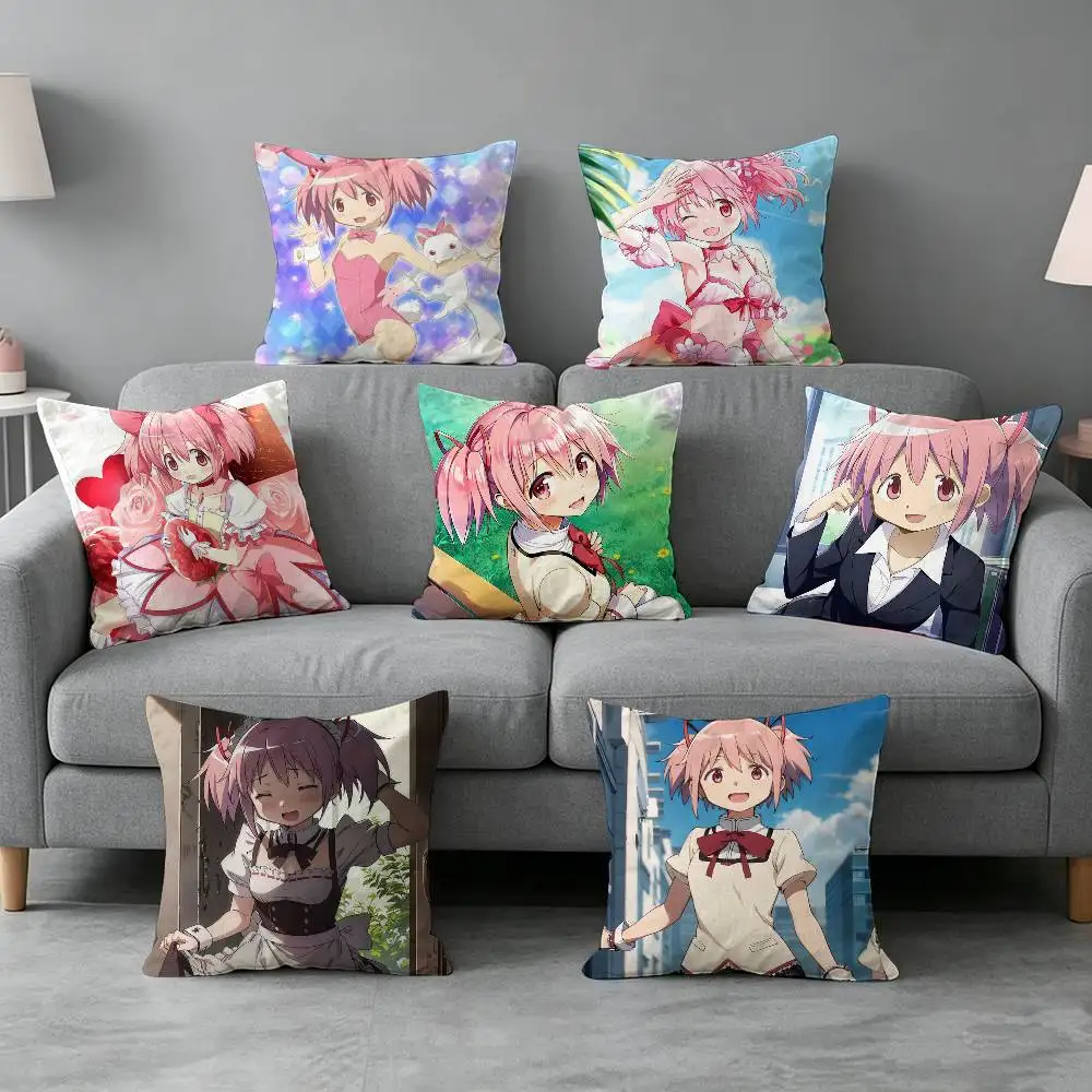 

Puella-a Magi Madoka M-Magica Pillow cover gift High definition digital printing,Surprise vivid pattern Household.