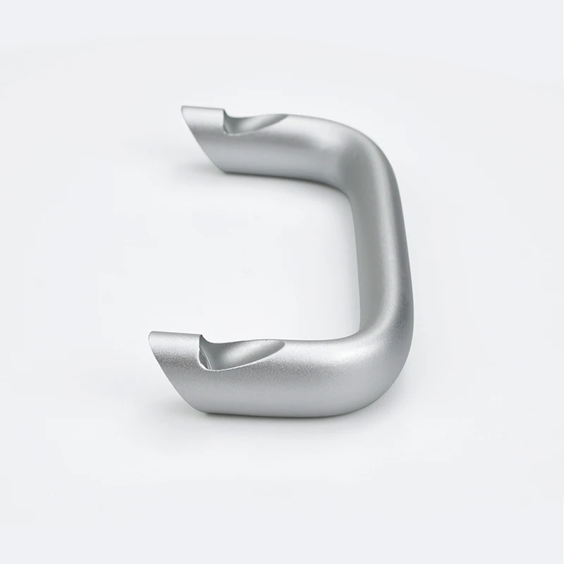 Aluminum Alloy Handle Angle-Type External Handle Equipment Door U-Shaped Oval Surface-Mounted Solid Handle