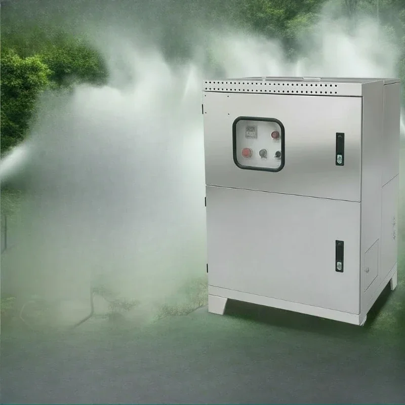 Artificial atomization high pressure dust reduction spray equipment, garden spray cooling