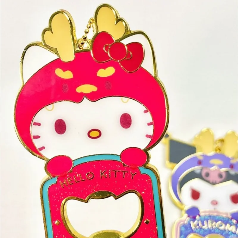 Kawaii سانريو Y ميلودي فتاحة الزجاجات كورومي أنيمي المغناطيسي المحمولة شماعات لطيف الثلاجة ملصق فتاة مهرجان هدية #2