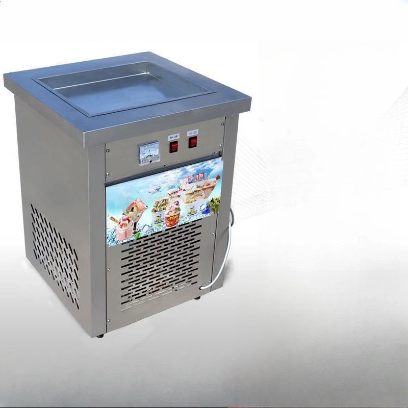 Ice Fried Machine, Commercial Thick Cut Fried Yogurt Machine, Deep Pot Automatic Fried Ice Cream Roller