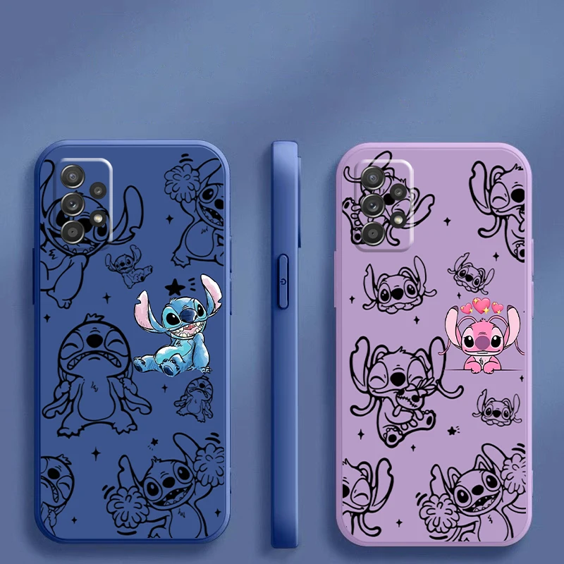 Disney Stitch Bady For Samsung Galaxy A70 A51 A50 A42 A41 A35 A31 A20 A20S A14 A12 A11 A10 A03 A02 A01 Core Phone Case Carcasa