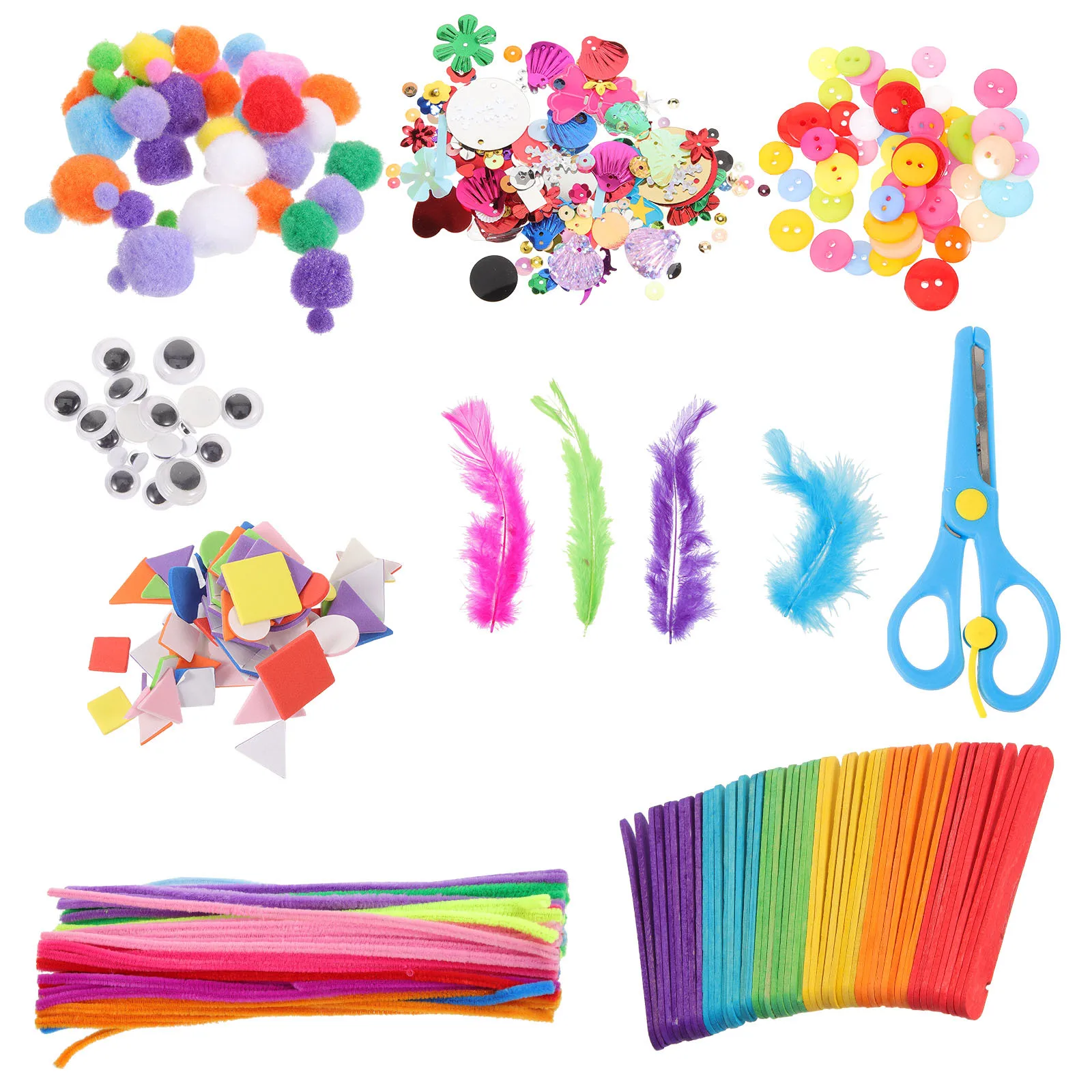 مجموعة واحدة من قضيب مرن قابل للانحناء على شكل عصا ملتوية ذاتية الصنع لصنع الحرف اليدوية ومستلزمات الأطفال الإبداعية ومواد الفنون والحرف اليدوية #1