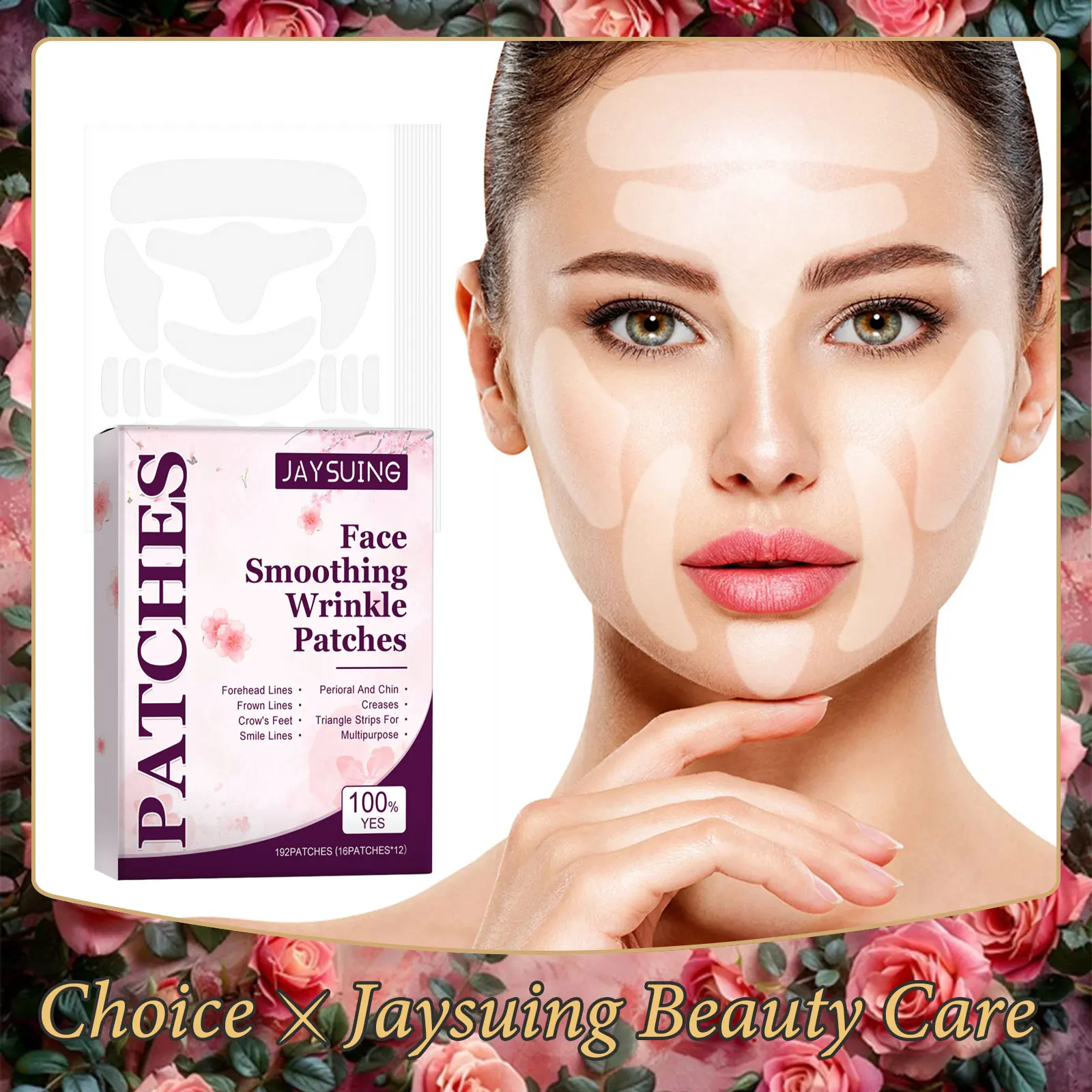 Anti Wrin-kles Patch Tighten Smooth Skin Forehead Eye Wrin-kle Removal Skin Lift Firm Hydrate Moisturizing Nourish Face Patches