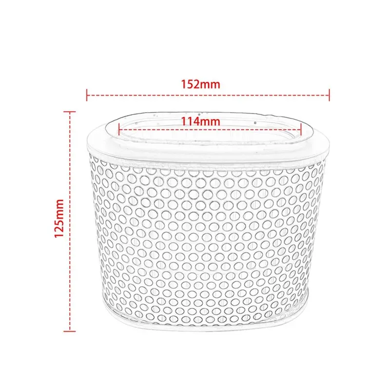 M49K-Motorcycle Engine Air Filter Cleaner Air Intake Filter Replacement HFA1908 For 1987-1992 Honda Shadow 1100 VT1100C