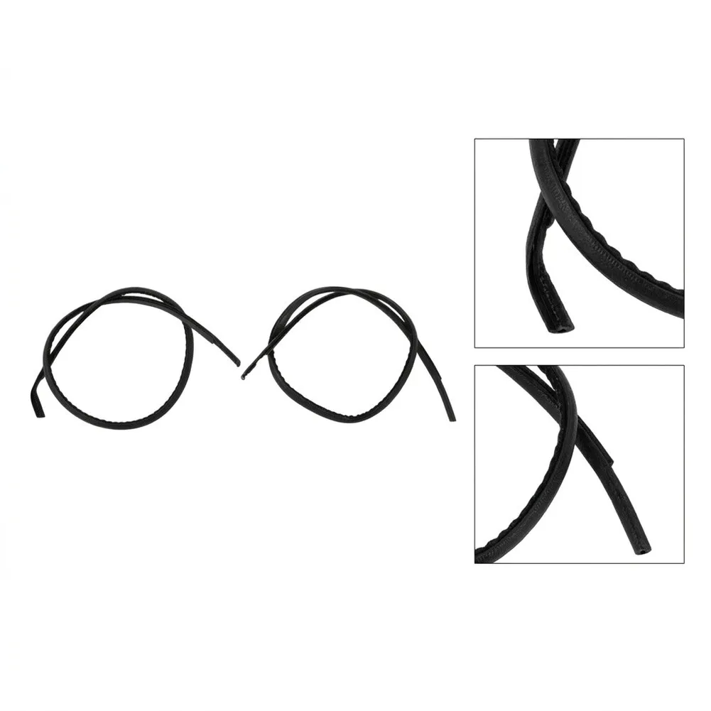Roof Drip Molding Trim 2 pcs for Black Rubber for Toyota For Venza 2008-2016 Replacement Weather Seal Strip with OEM