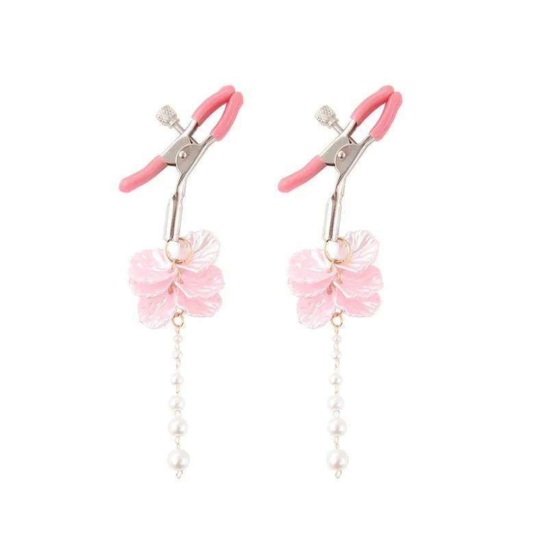 سلسلة معدنية الحلمة المشابك ماستر الرقيق إغاظة الإناث تحفيز الثدي قابل للتعديل الفولاذ المقاوم للصدأ نمط الكبار الجدة الجنس لعب